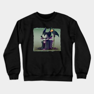 Cupcake Crossbones Maleficent Crewneck Sweatshirt